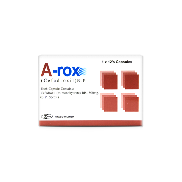 A-ROX 500mg Capsule 12s