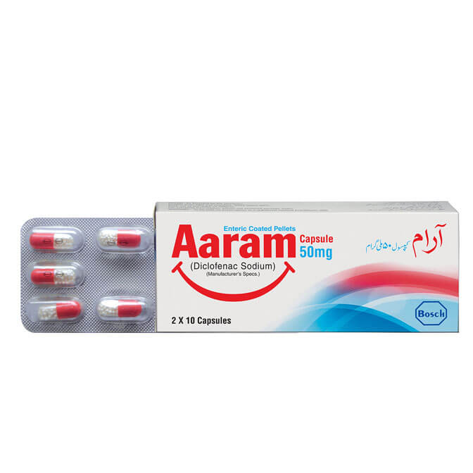 Aaram capsule 50 mg 20’s