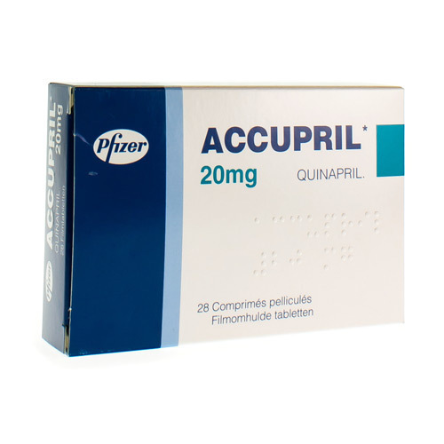 Accupril tablet 20 mg 28’s