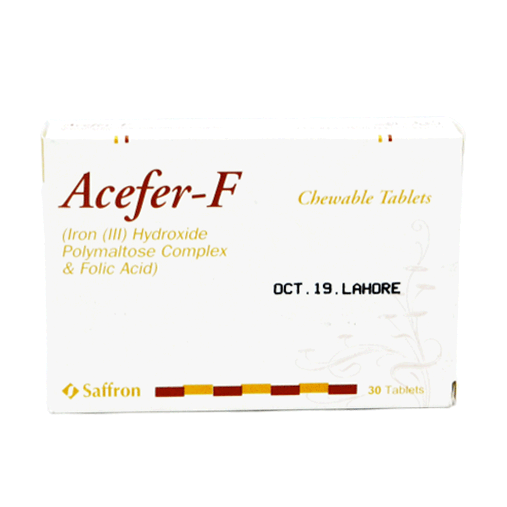 Acefer-F tablet Chew 30’s