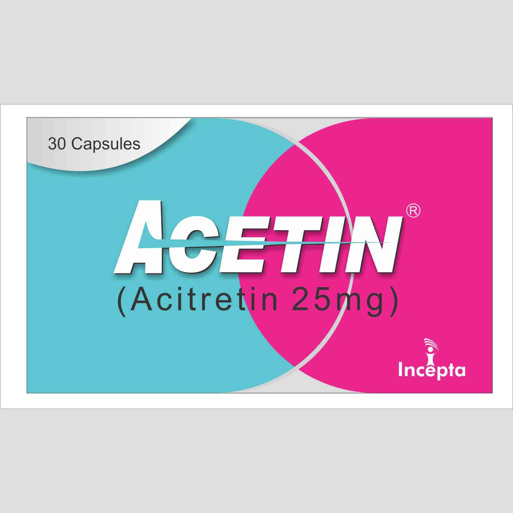 Acetin capsule 25 mg 3×10’s