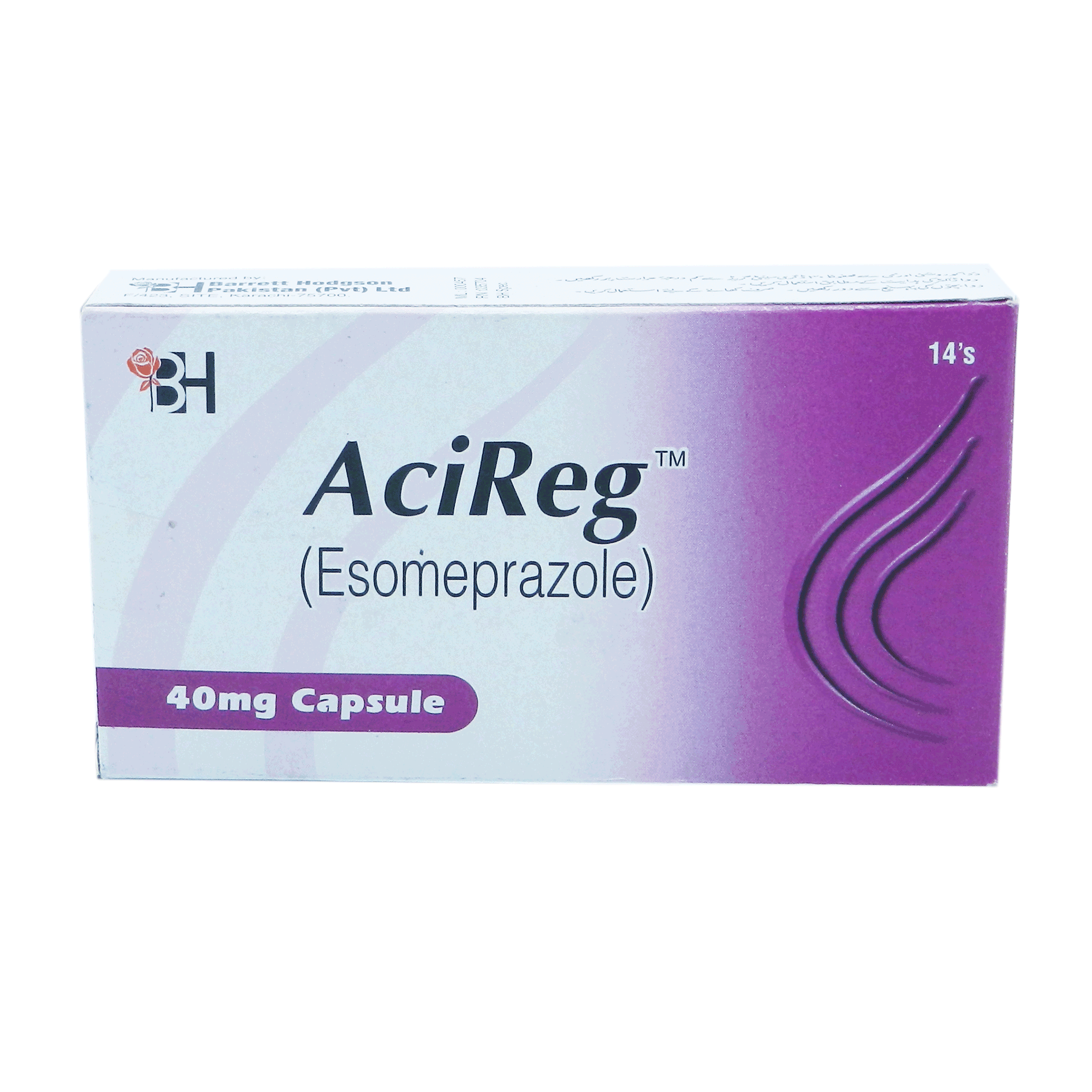 Acireg capsule 40 mg 14’s