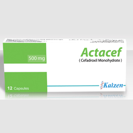Actacef capsule 500 mg 12’s