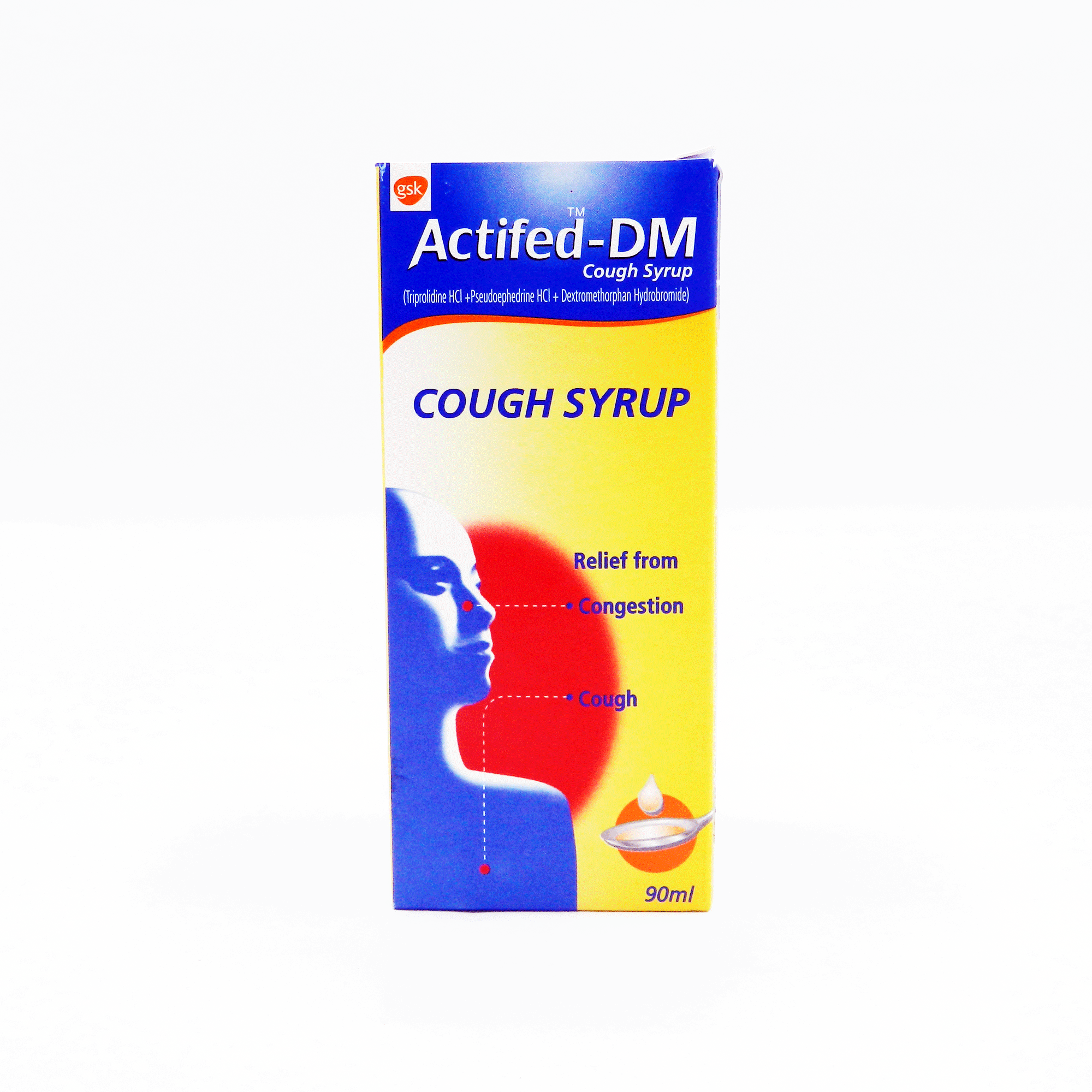 Actifed DM Cough syrup 90 mL