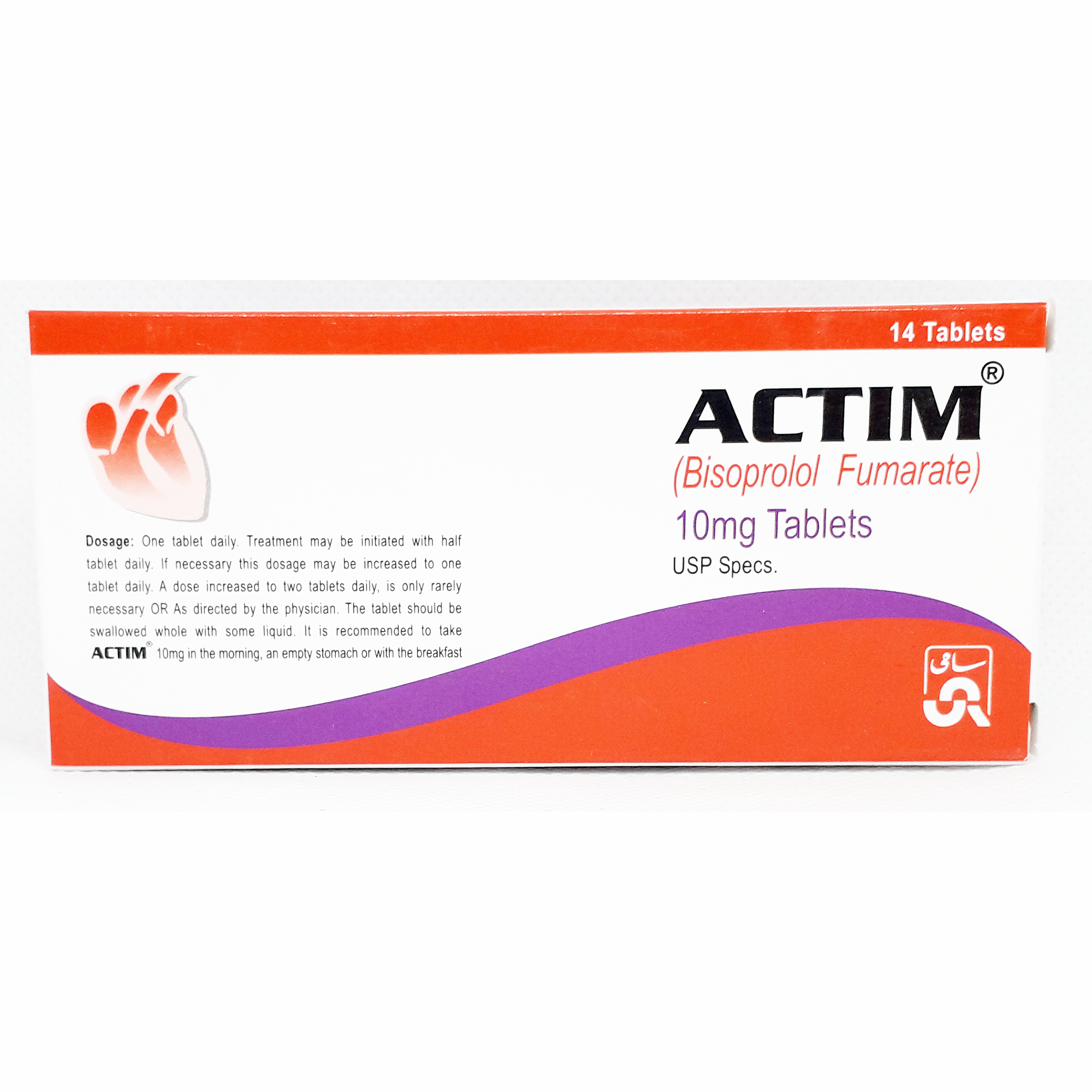 Actim tablet 10 mg 14’s