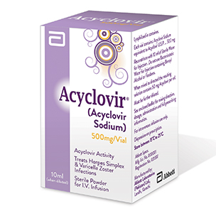 Acyclovir Infusion 500 mg 1 Amp