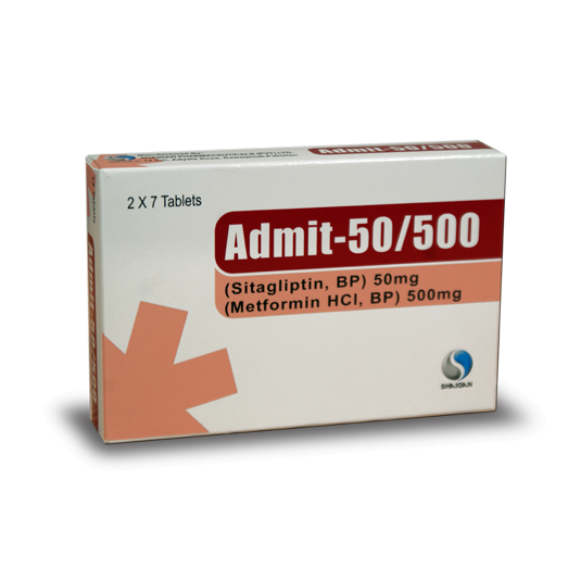 Admit 50/500 tablet 50/500 mg 14’s