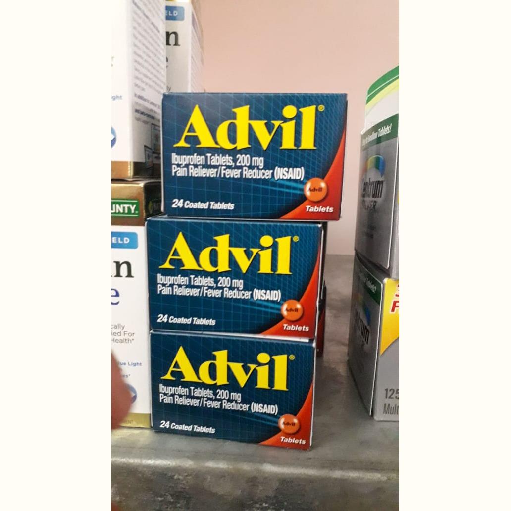 advil 200mg 24 coated tablets Imported