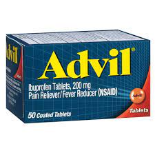 advil 200mg 50 coated tablets Imported