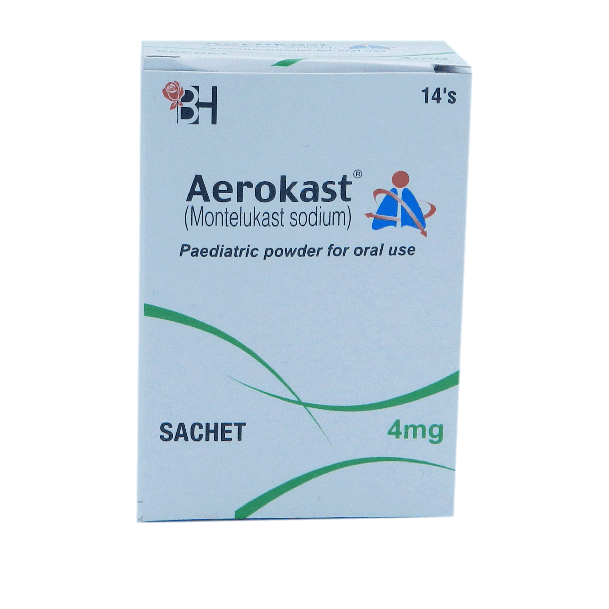 Aerokast tablet 4 mg 2×7’s