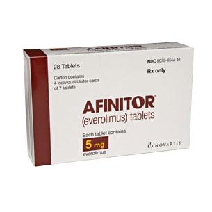 Afinitor tablet 5 mg 30’s