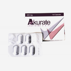 Akurate capsule 400 mg 5’s