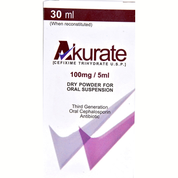 Akurate suspension 100 mg 30 mL