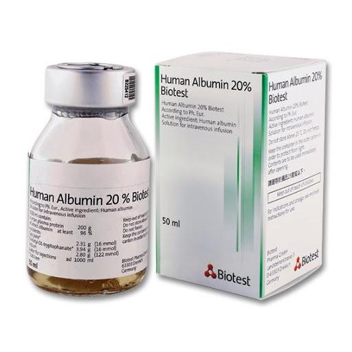 Albumin Human 20.00% Infusion 1 Vialx50 mL (Biotest)