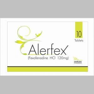 Alerfex tablet 120 mg 10’s