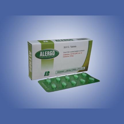 ALERGO 10mg Tablet 10s