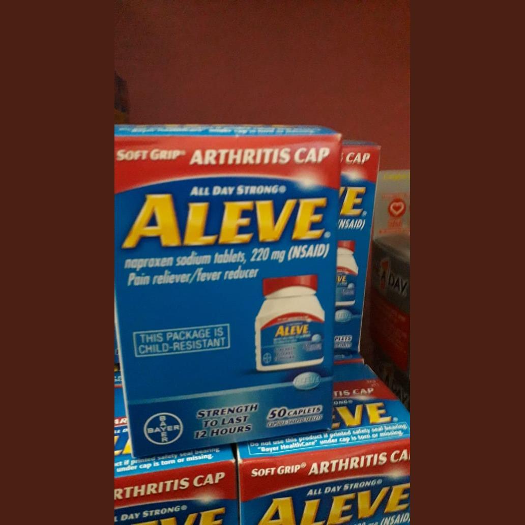 aleve arthritis capsules 50 caplets soft grip Imported