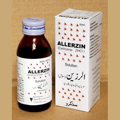 Allerzin syrup 1 mg/mL 60 mL