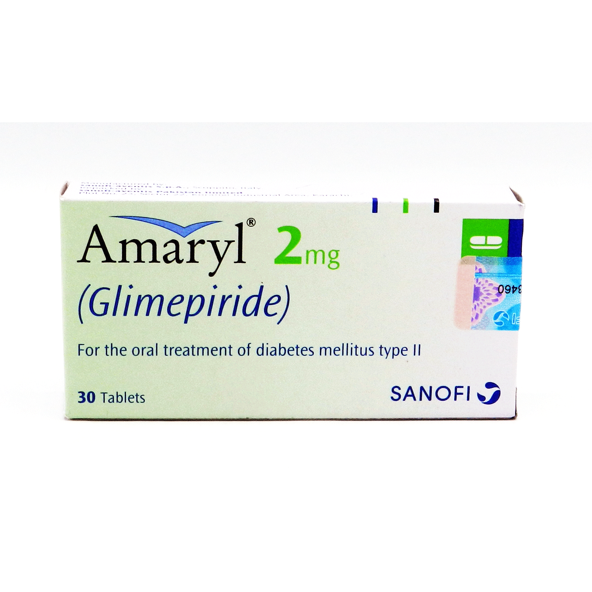 Amaryl tablet 2 mg 3×10’s