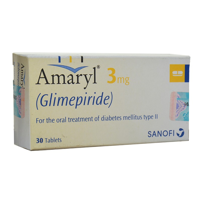 Amaryl tablet 3 mg 3×10’s