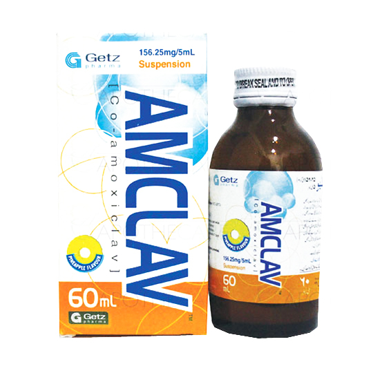 Amclav suspension 156.25 mg 60 mL