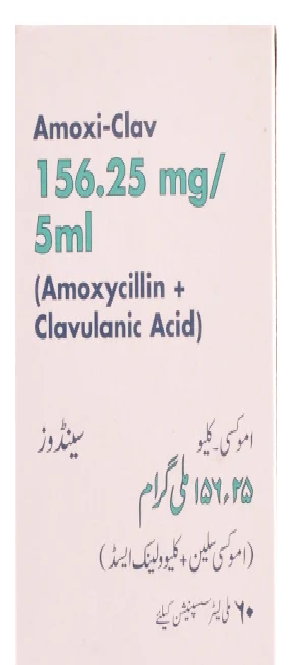 Amoxi-Clav suspension 156.25 mg 60 mL