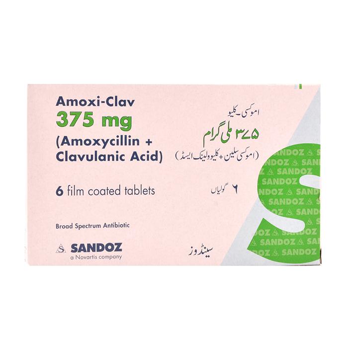 Amoxi-Clav tablet 375 mg 6’s
