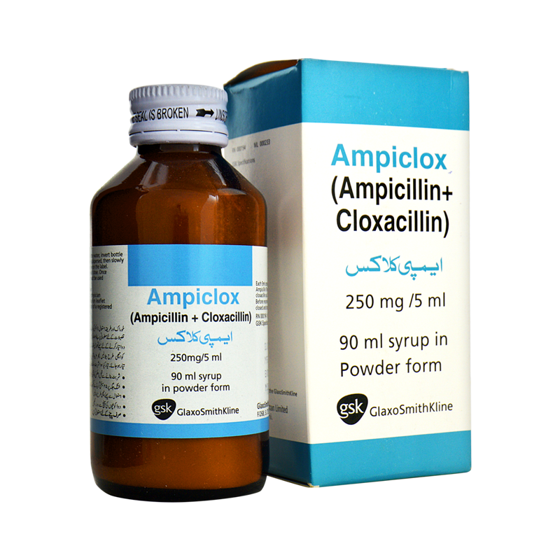 Ampiclox suspension 250 mg 90 mL