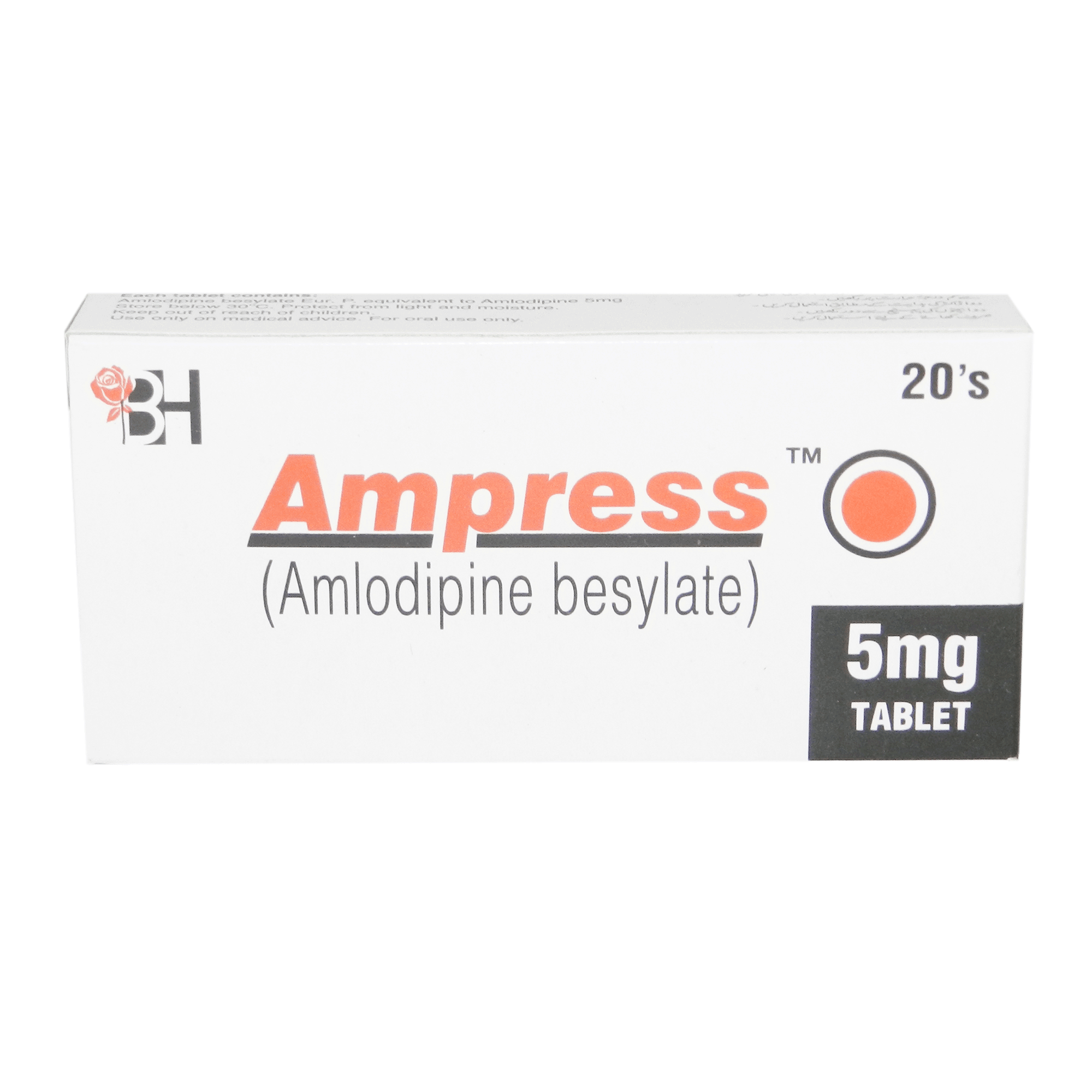 Ampress tablet 5 mg 2×10’s