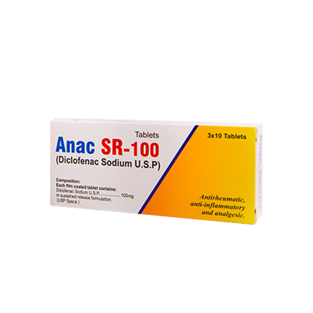 Anac tablet SR 100 mg 30’s