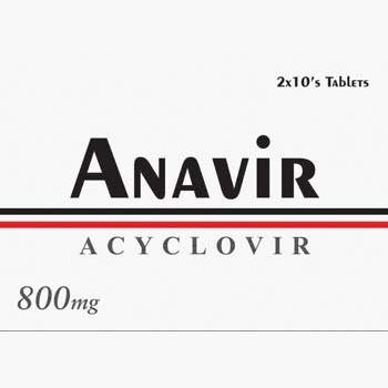 Anavir tablet 800 mg 2×10’s