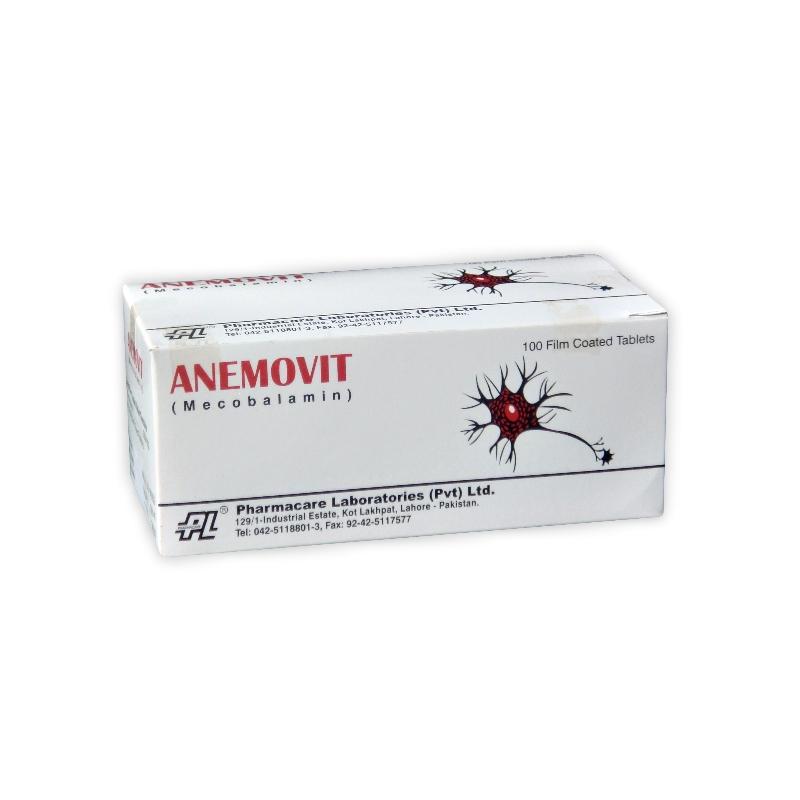 Anemovit tablet 500 mcg 100’s