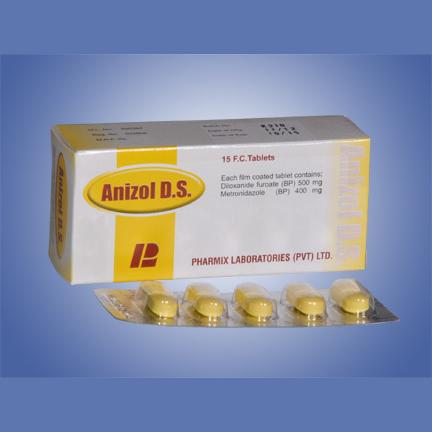 Anizol tablet DS 3×5’s