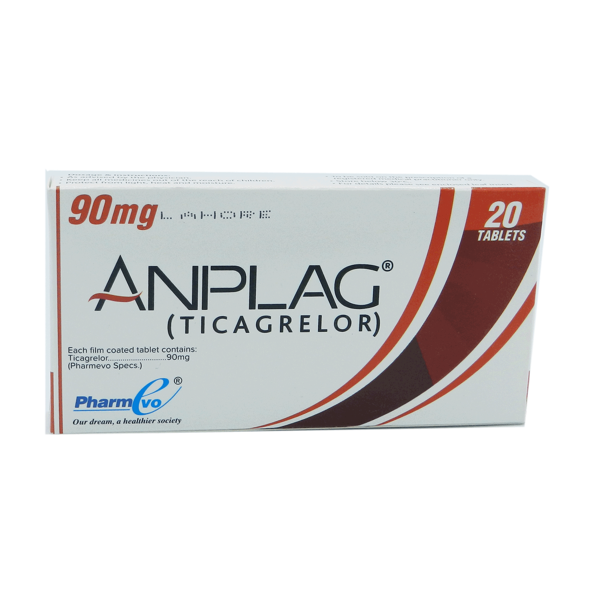 Anplag tablet 90 mg 20’s