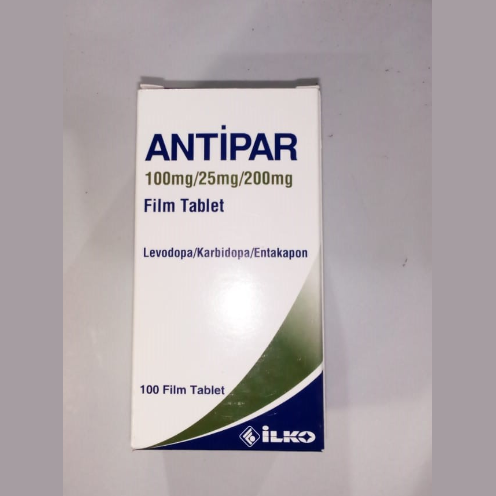 ANTIPAR TABLET 100MG/25MG/200MG (LEVODOPA/KARBIDOPA/ENTAKAPON) 100 FILM TABLETS
