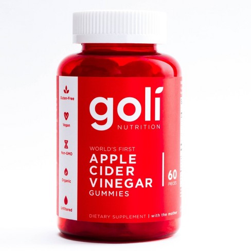 Apple Cider Vinegar Gummy Vitamins by Goli Nutrition – Immunity & Detox Pack of 60