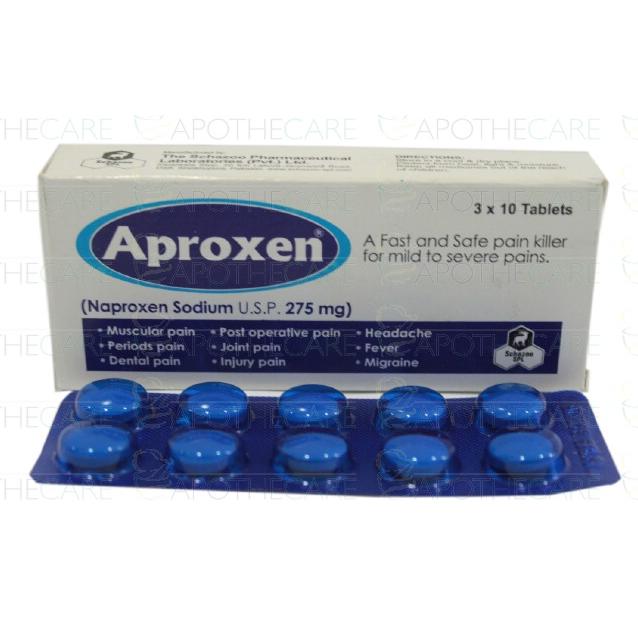 Aproxen tablet 250 mg 3×10’s