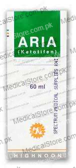 Aria syrup 0.2 mg/mL 60 mL