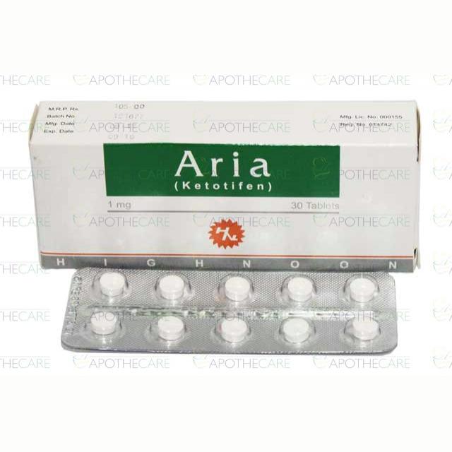 Aria tablet 1 mg 30’s