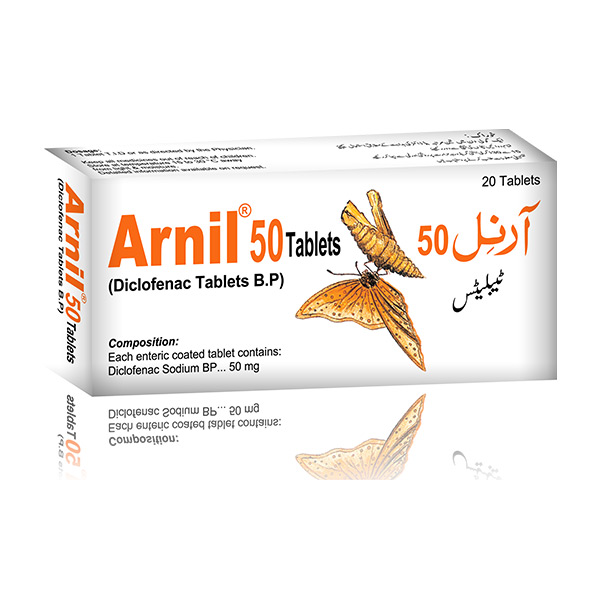 Arnil tablet 50 mg 2×10’s