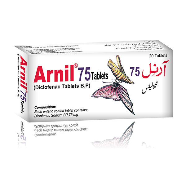 Arnil tablet 75 mg 2×10’s