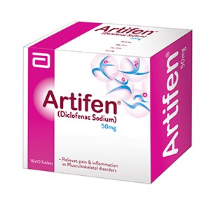 Artifen tablet 50 mg 10×10’s