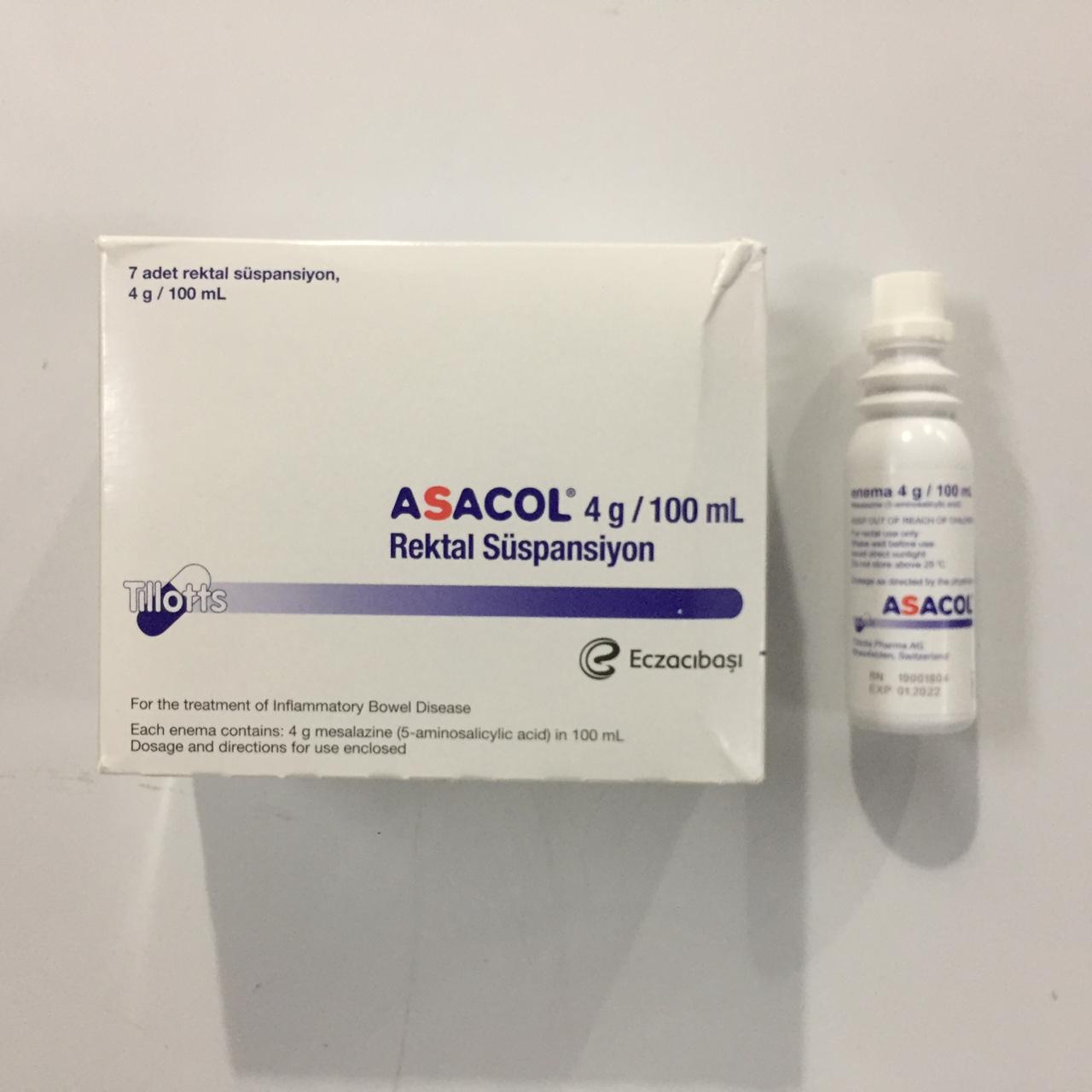 Asacol Enema 4g/100ml Imported