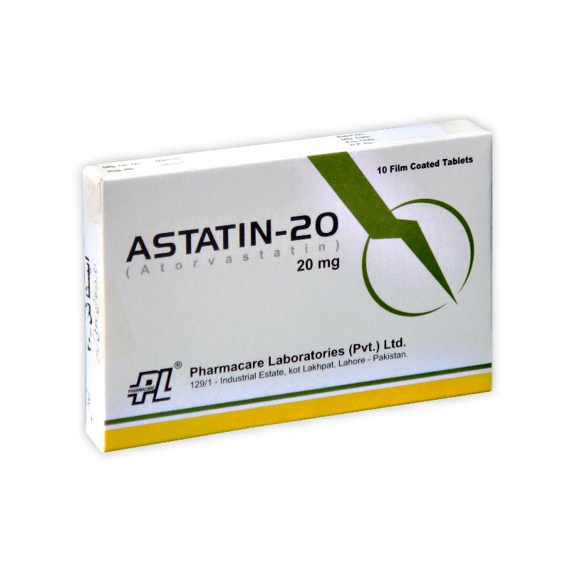 Astatin tablet 20 mg 10’s