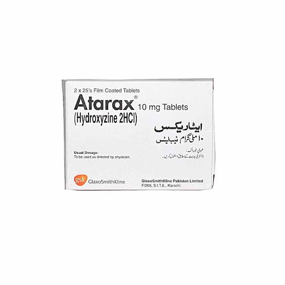Atarax tablet 10 mg 50’s