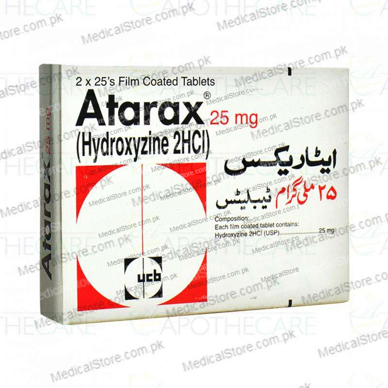 Atarax tablet 25 mg 50’s
