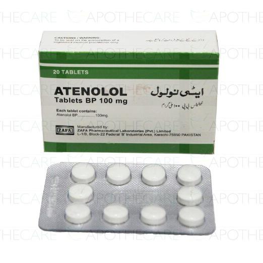 ATENOLOL 100mg Tablet 2x10s