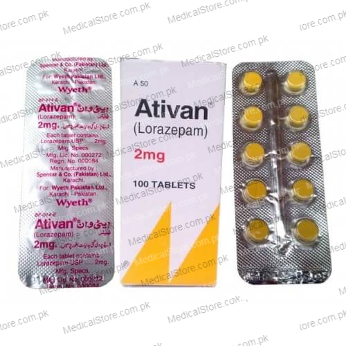 Ativan Tab 2mg 10’s (Lorazepam)