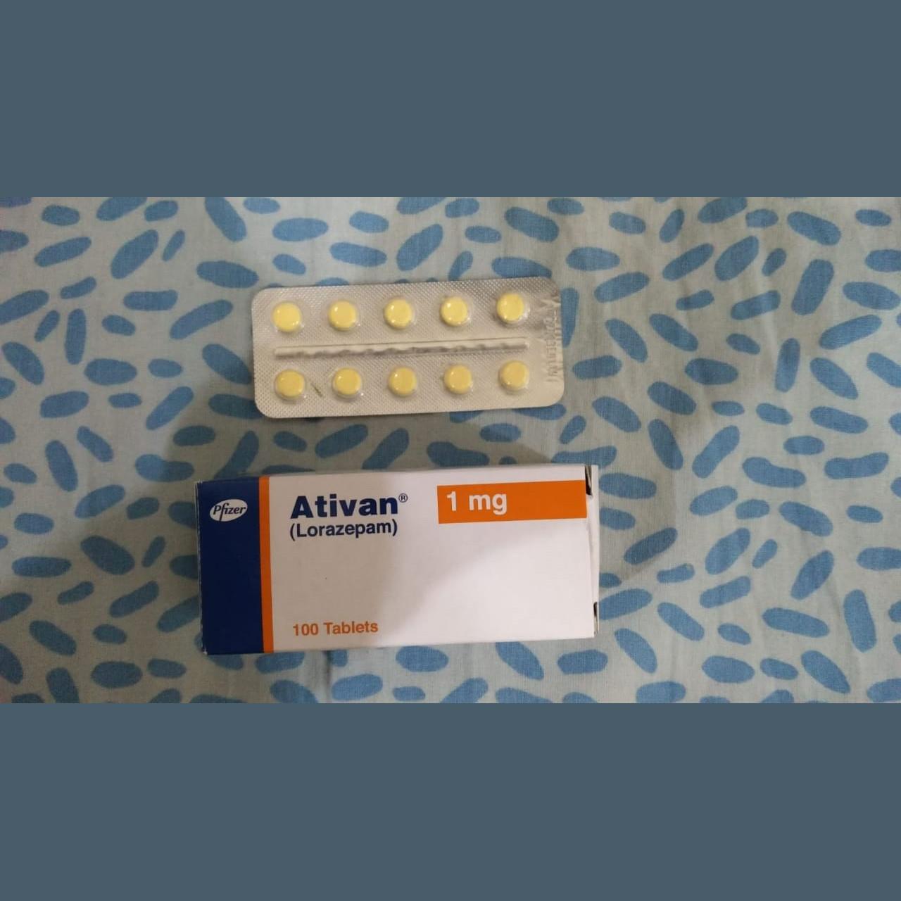 Ativan tablet 1 mg 10×10’s (Lorazepam)