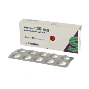 Atorsan tablet 20 mg 10’s